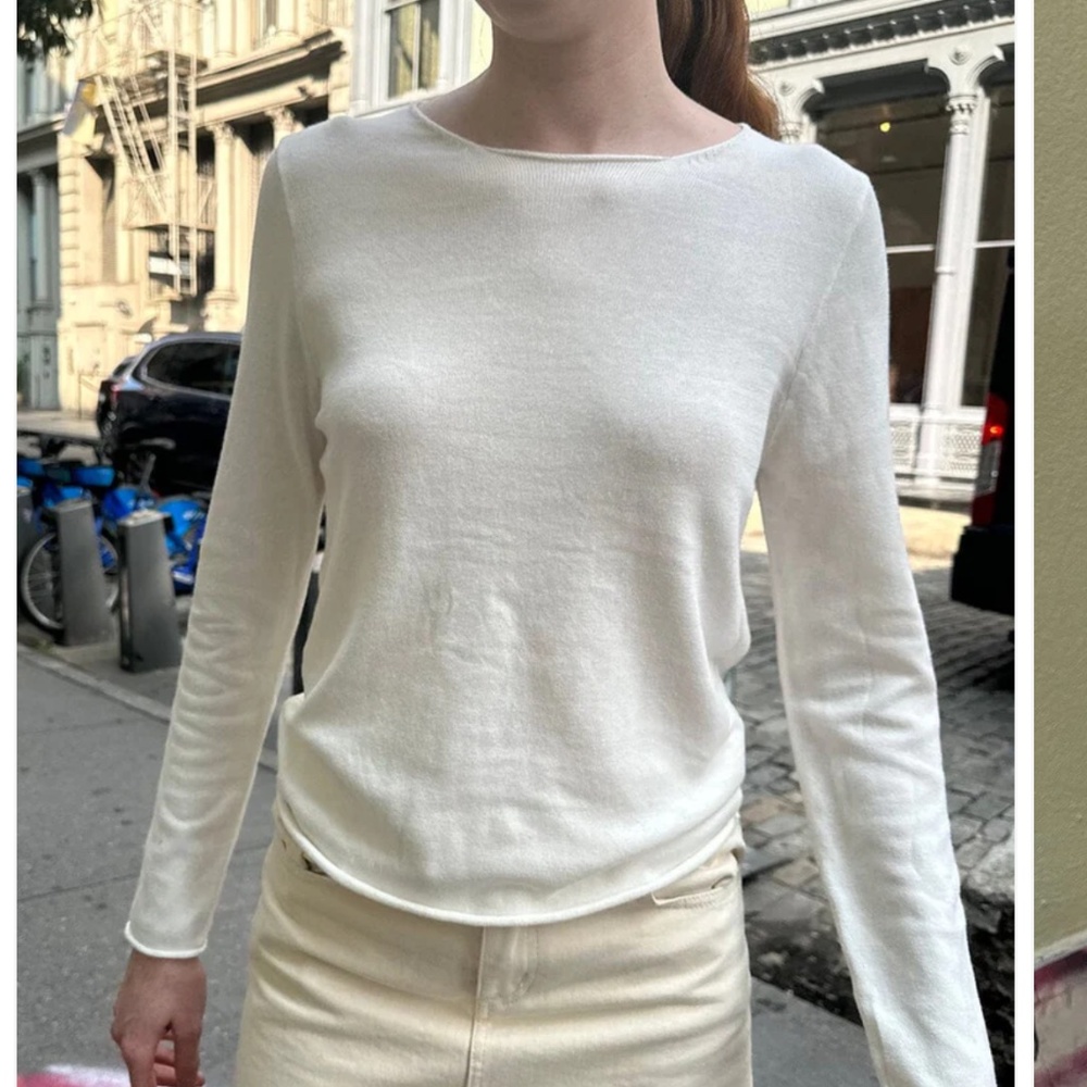 Brandy Melville Stella White Sweater